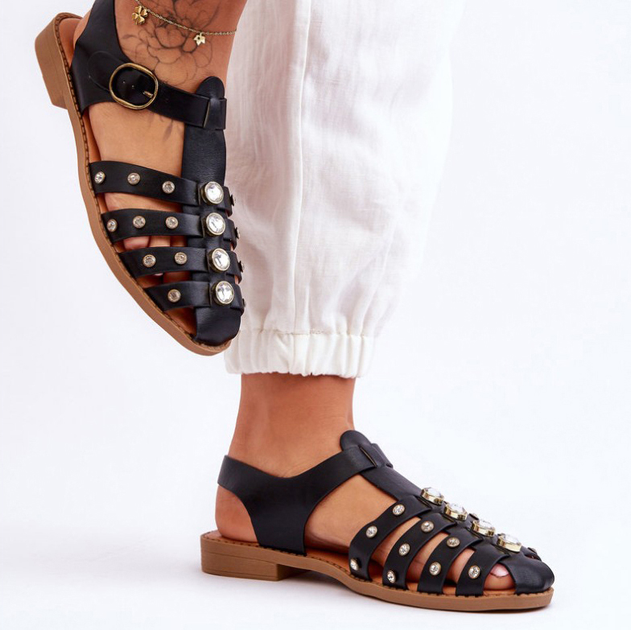 Жіночі сандалі Ascot 40 Чорні (5905677421828) - зображення 2
