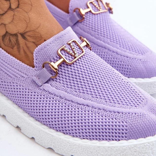 Buty wsuwane damskie Alena 38 Fioletowe (5905677410464) - obraz 6