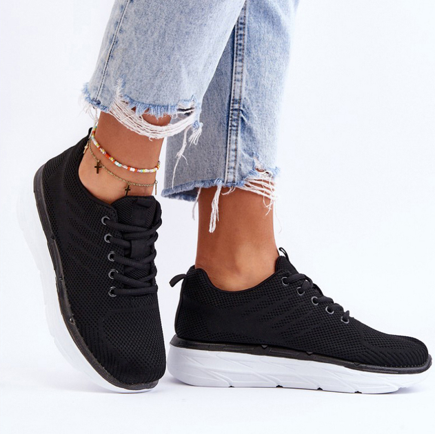 Buty sportowe damskie Lavarone 39 Czarne (5905677139853) - obraz 6