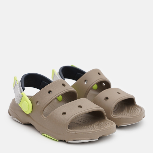 Sandały chłopięce Crocs Classic All-Terrain Sandal K 207707-2F9 30 (C13) Khaki/Wielokolorowy (196265255887) - obraz 2
