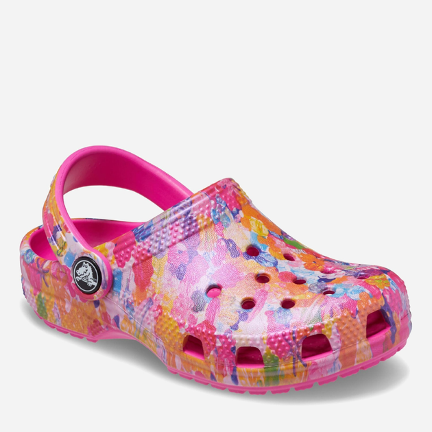 Дитячі крокси для дівчинки Crocs 208450-90H-J2 33-34 Рожеві (196265268719) - зображення 2