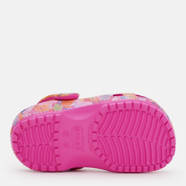 Chodaki dziecięce dla dziewczynki Crocs 208451-90H-C6 22-23 Różowe (196265268795) - obraz 6