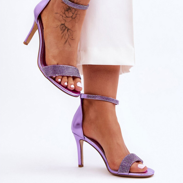 Жіночі босоніжки Perfecto 38 Фіолетові (5905677135176) - зображення 2