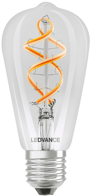 Lampa LED Ledvance smart+ Wi-Fi Filament ST64 RGBW 4,5W E27 Dim (4058075609914) - obraz 2