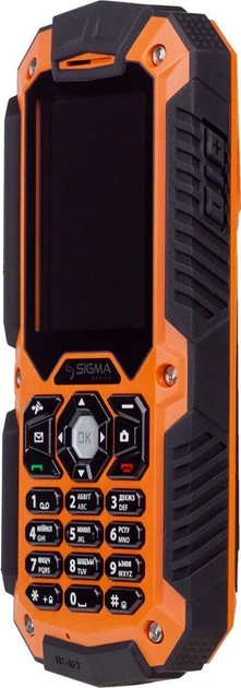 Мобільний телефон Sigma mobile X-treme IT67m (black-orange) UA-UCRF [45572] - зображення 3
