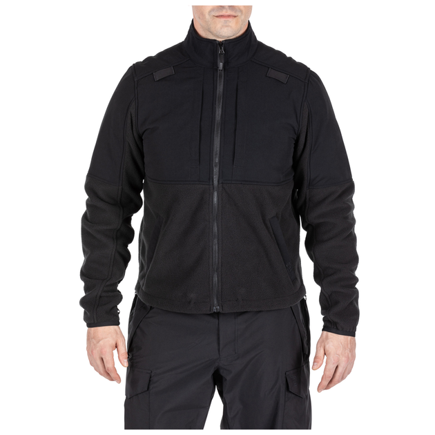 Куртка тактична флісова 5.11 Tactical Fleece 2.0 Black M (78026-019) - зображення 1