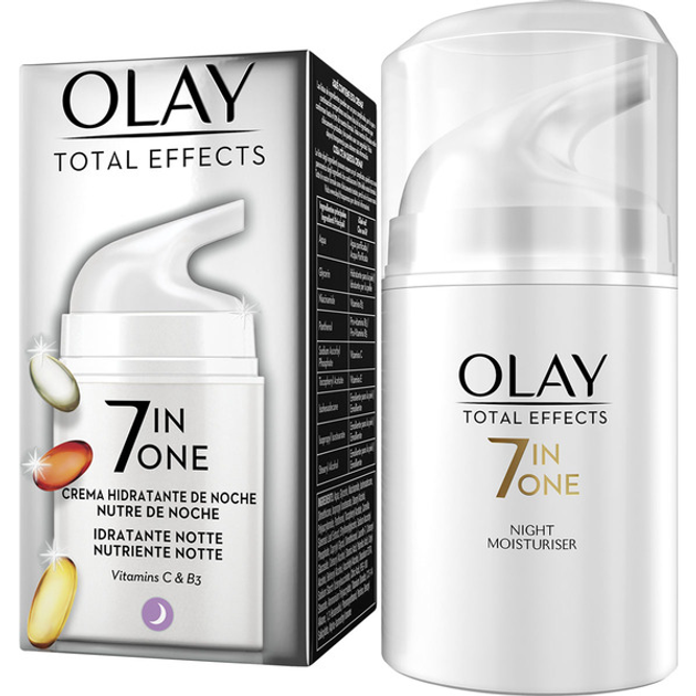 Krem do twarzy Olay Total Effects 7 in 1 Anti-Ageing Moisturizer Night 50 ml (8001090441171) - obraz 1