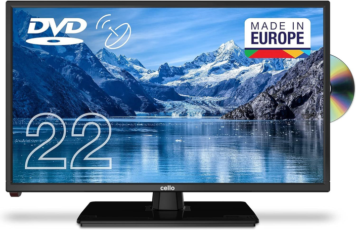 Телевизор 22 дюйма Cello C2220FSDE Traveller (12 Volt DVD Player DVB-C ...