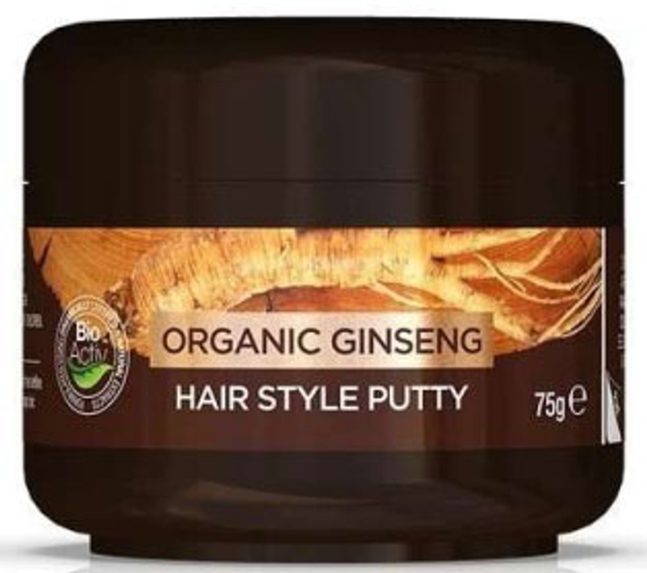 Szpachla do włosów Dr. Organic Ginseng Hair Style Putty 75 g (5060391846446) - obraz 1