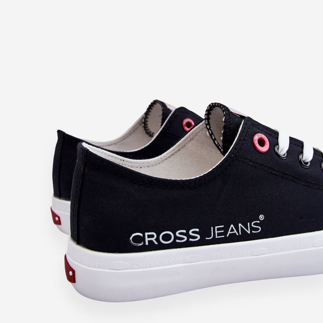 Чоловічі кеди низькі Cross Jeans LL1R4023 41 Чорні (8697319463163) - зображення 5