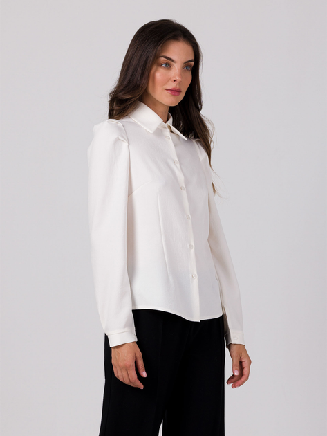 Сорочка жіноча BeWear B277 XL Кремова (5905563719497) - зображення 3