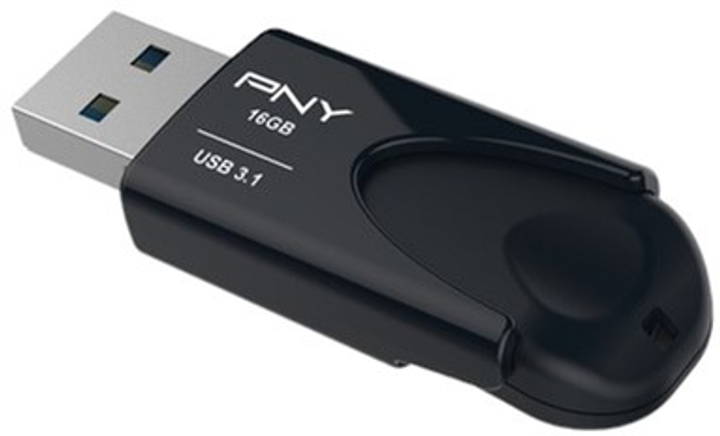 Флеш пам'ять PNY Attache 4 16GB USB 3.2 Black (3536403372842) - зображення 2