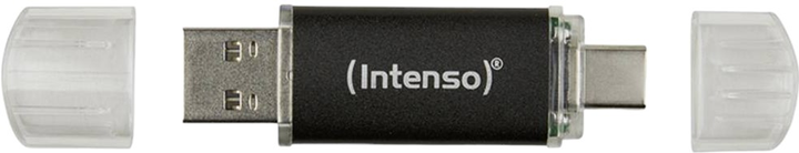 Флеш пам'ять Intenso Twist Line 128GB USB Type-A + USB Type-C Black (4034303031290) - зображення 2