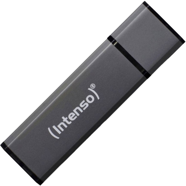Pendrive Intenso Alu Line 64GB USB 2.0 Grey (4034303016471) - obraz 1