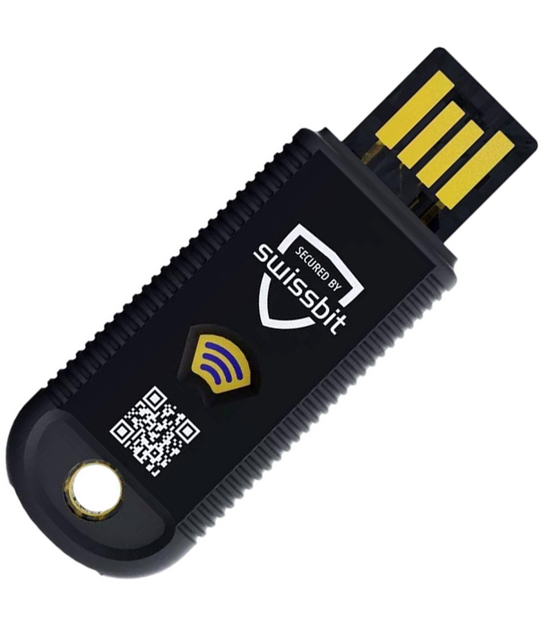 Klucz bezpieczeństwa iShield Key Pro FIDO2 USB/NFC Retail Black (4068274000009) - obraz 1