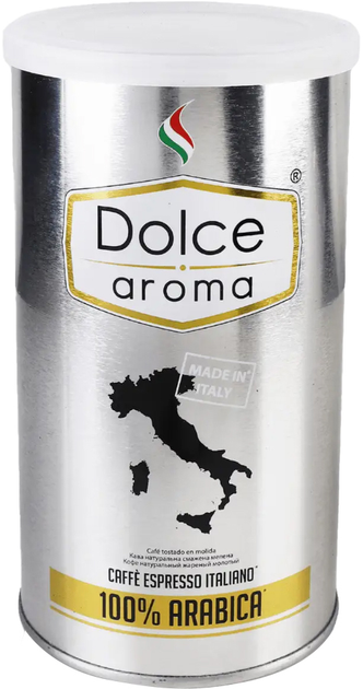 Акція на Кава мелена Dolce Aroma 100% Arabica 250 г від Rozetka