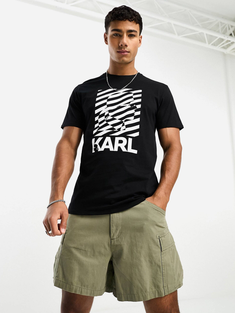 Футболка мужская Karl Lagerfeld 102435252 XL Черная (1159794251) – в ...