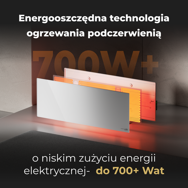 Grzejnik konwektorowy AENO Premium Eco Smart GH3S (AGH0003S) - obraz 5