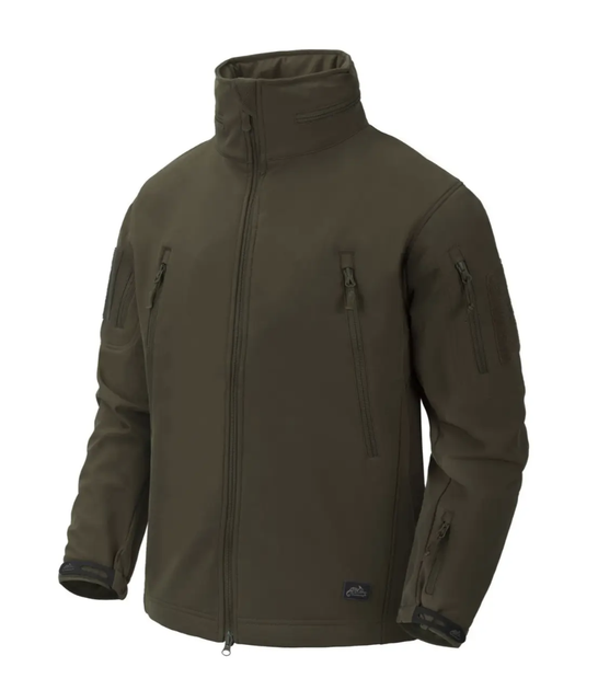 Куртка SoftShell Helikon-Tex Gunfighter SharkSkin Taiga Green L - зображення 1