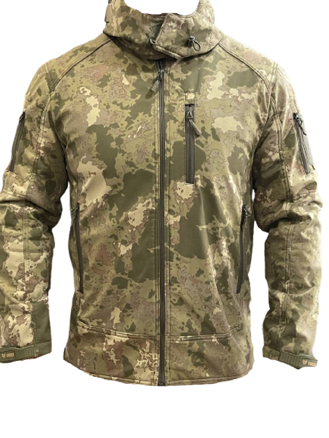 Куртка тактическая Сombat Турция Soft-Shell размер xxl 54, цвет Камуфляж - изображение 1