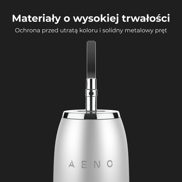 Електрична зубна щітка AENO DB3, 46000 обертів за хвилину, бездротова зарядка, біла, 4 насадки - зображення 19