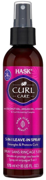 Spray do włosów Hask Curl Care 5-In-1 Leave-In Spray 175 ml (71164302231) - obraz 1