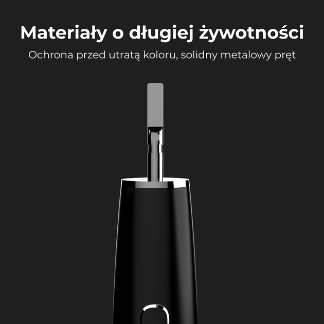 Szczoteczka soniczna AENO DB2S, 46000 obrotów/minuta,Czarna, 3 końcówki - obraz 18
