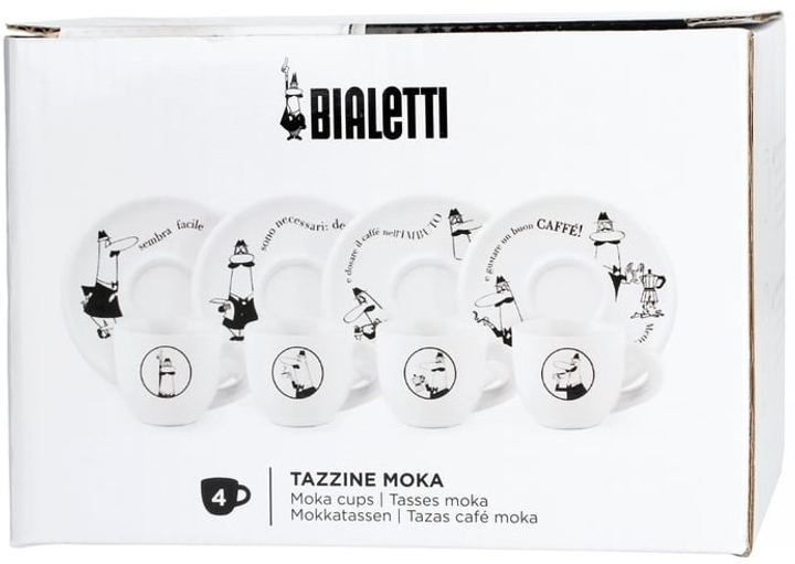 Набір Bialetti 4 чашки і блюдця х 50 мл (8006363021456) - зображення 2