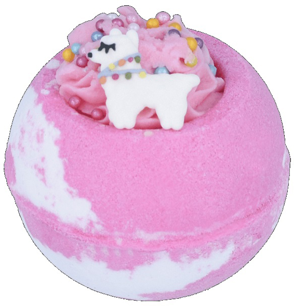 Kula do kąpieli Bomb Cosmetics No Prob-Llama Bath Blaster musująca 160 g (5037028266915) - obraz 1