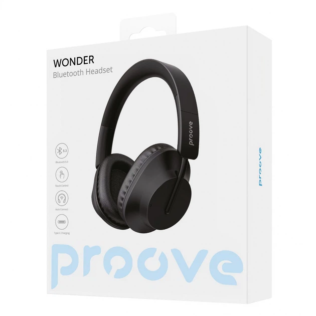 Бездротові навушники Proove Wonder black - Фото 9 Бездротові навушники Proove Wonder black - изображение 9