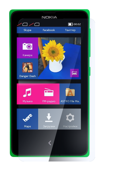 Захисна плівка StatusSKIN для Nokia X Dual Sim Екран Глянцева Titan - Фото 1 Захисна плівка StatusSKIN для Nokia X Dual Sim Екран Глянцева Titan - изображение 1