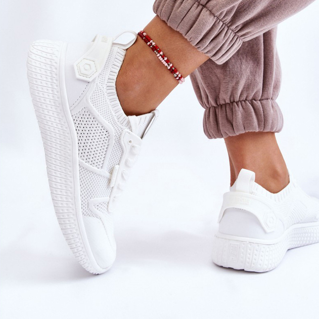 Sneakersy damskie Big Star LL274415 36 Białe (5900714608989) - obraz 4
