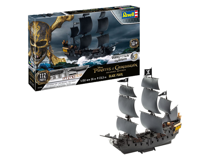 Збірна модель Revell Black Pearl Пірати Карибського моря (4009803054995) - зображення 1