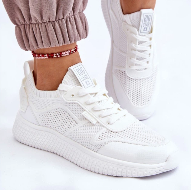 Sneakersy damskie Big Star LL274415 39 Białe (5900714609016) - obraz 3