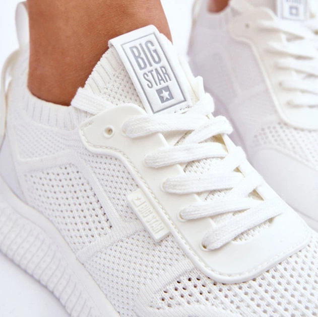 Sneakersy damskie Big Star LL274415 39 Białe (5900714609016) - obraz 8