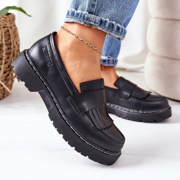 Loafersy damskie Big Star II274100 36 Czarne (5900714416553) - obraz 4