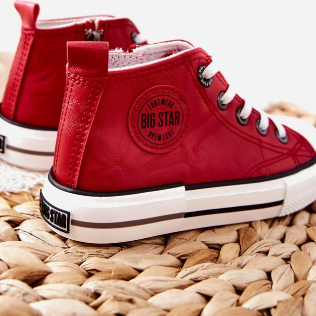 Trampki chłopięce Big Star II374005 32 Czerwone (5900714417642) - obraz 5