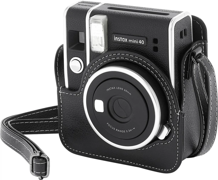 Чехол для фотоаппарата Fujifilm Instax Mini 40 Black / Черный - Фото 5 Чехол для фотоаппарата Fujifilm Instax Mini 40 Black / Черный - изображение 5