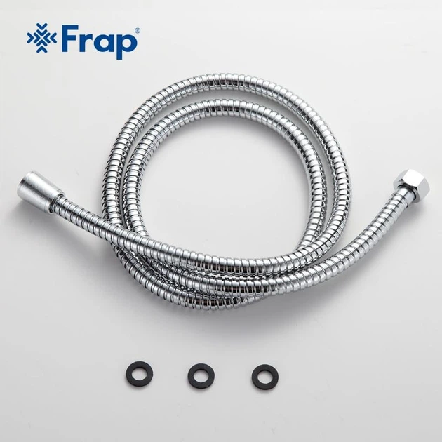 Шланг душевой Frap F43, нержавеющая сталь, 1500 мм, хром - изображение 5