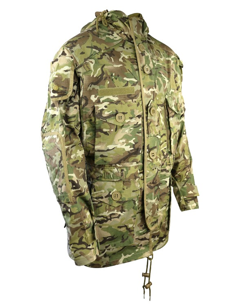 Куртка мужская тактическая KOMBAT UK военная с липучками под шевроны ВСУ SAS Style Assault S TR_kb-sassaj-btp-s - изображение 2