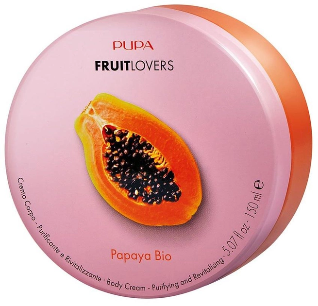 Крем для тіла Pupa Milano Fruit Lovers Body Cream Papaya 150 мл (8011607357383) - зображення 1