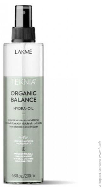Olejek do włosów Lakmé Teknia Organic Balance Hydra-Oil 200 ml (8429421441230) - obraz 1