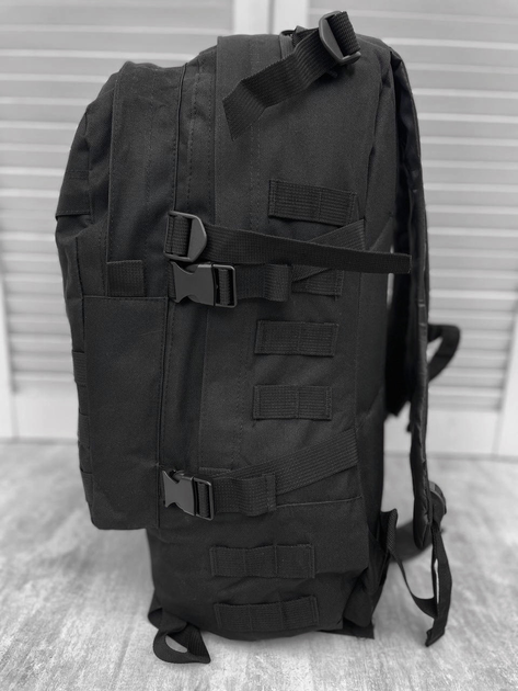 Рюкзак тактичний штурмовий Tactical Assault Backpack Black 45 л - зображення 2