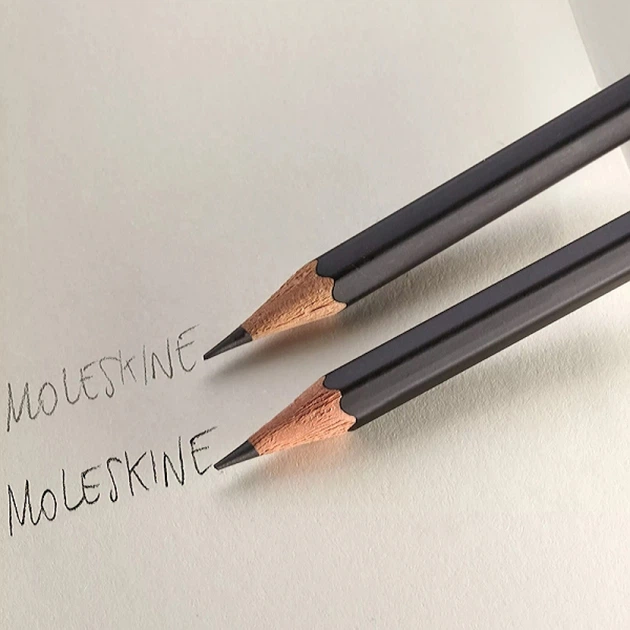 Набір олівців Moleskine x Blackwing (2 Графітових Олівці HB + 2 Графітових Олівці B + Точилка) чорні 8056999270056 - Фото 5 Набір олівців Moleskine x Blackwing (2 Графітових Олівці HB + 2 Графітових Олівці B + Точилка) чорні 8056999270056 - изображение 5