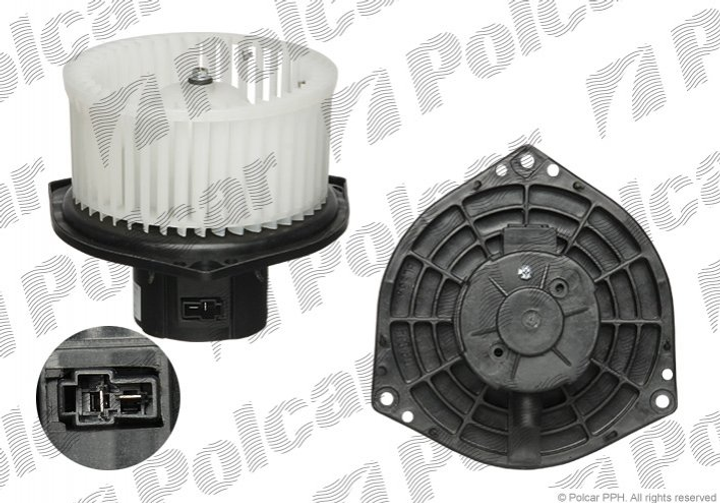 Вентилятор печки Polcar 2500NU1 Chevrolet Aveo 96539656, 96539655, 95978693 - изображение 1