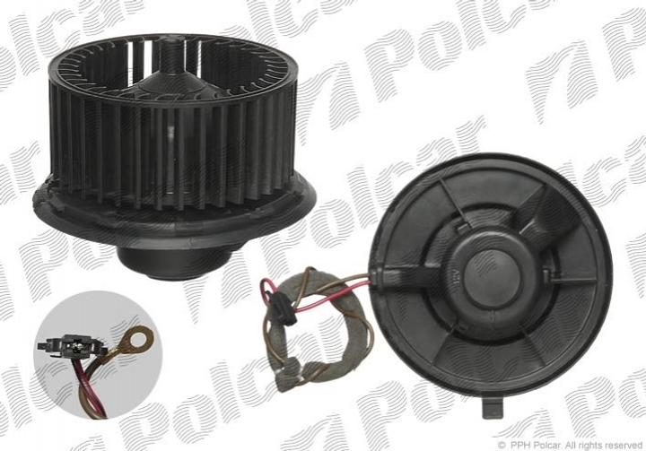 Вентилятор пічки Polcar 6713NU1 Seat Ibiza, Cordoba; Volkswagen Caddy, Polo 6N1819021 - зображення 1