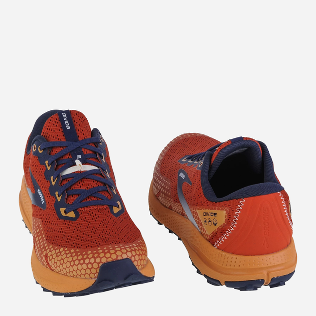 Buty do biegania męskie Brooks Divide 3 1103811D-269 41 (8US) 26 cm Pomarańczowe (195394230406) - obraz 3