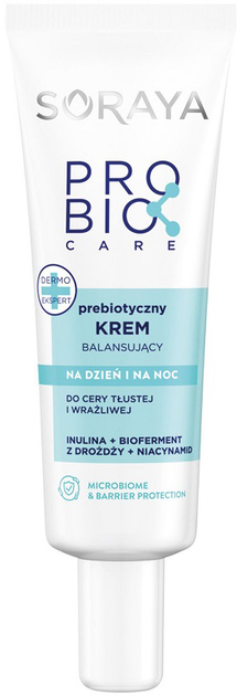 Krem do twarzy Soraya Probio Care prebiotyczny balansujący 50 ml (5901045090412) - obraz 1