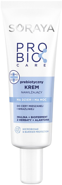 Krem do twarzy Soraya Probio Care prebiotyczny nawilżający 50 ml (5901045090429) - obraz 1