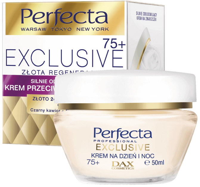 Krem do twarzy Perfecta Exclusive 75+ 50 ml (5900525041395) - obraz 1